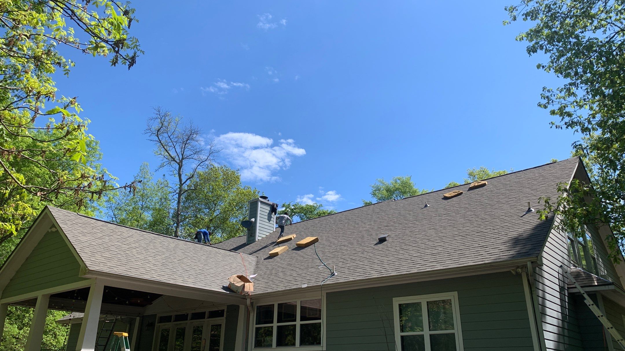 Residential Shingle Reroof using Malarkey Vista by Hostetler Roofing