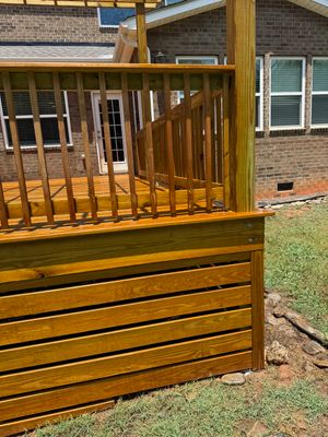 Wood Deck using Wood Sealant