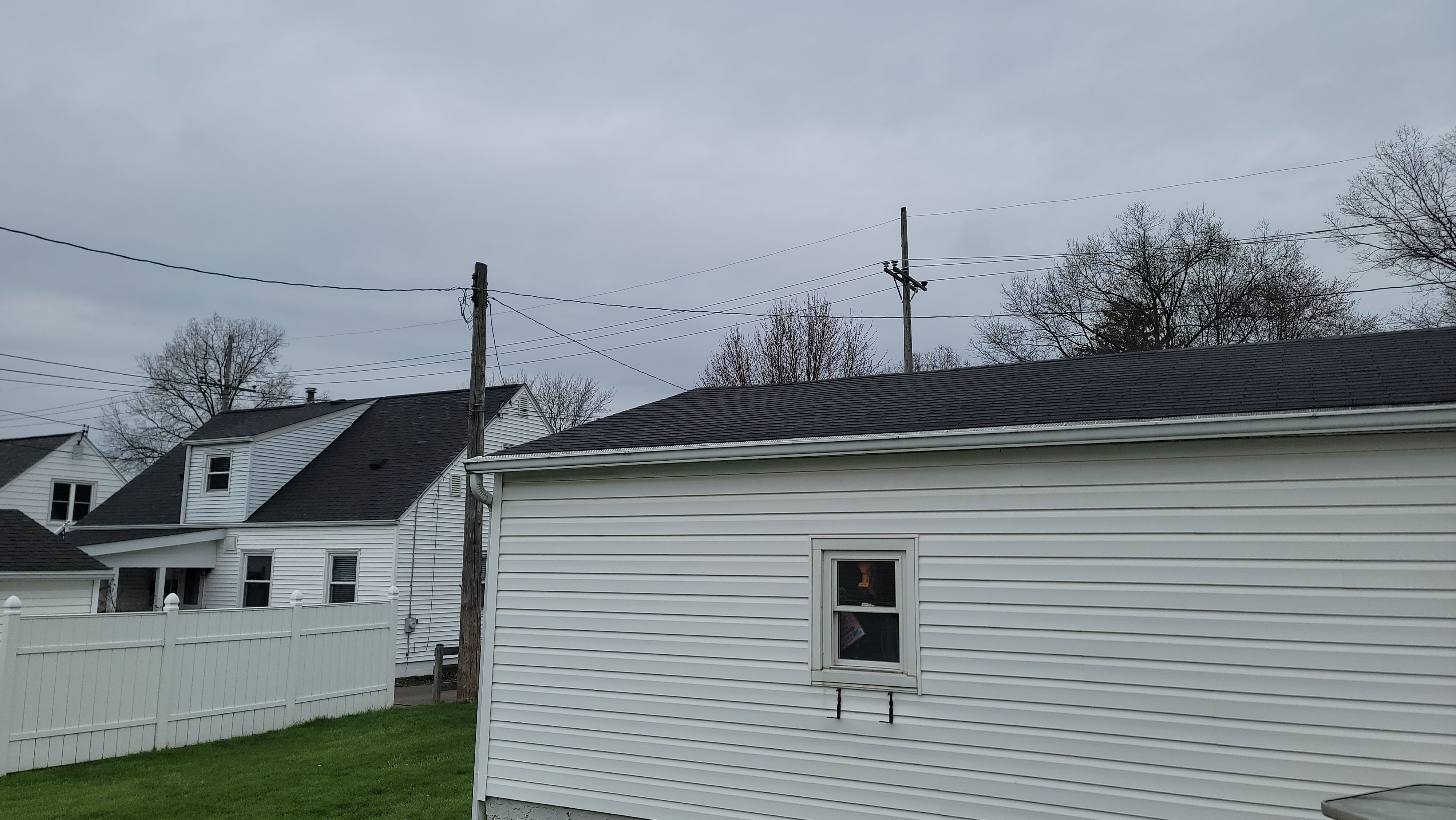Atlas Pinnacle, Color, Black Shadow, Drip Edge, Color, White by Eagle Eye Roofing