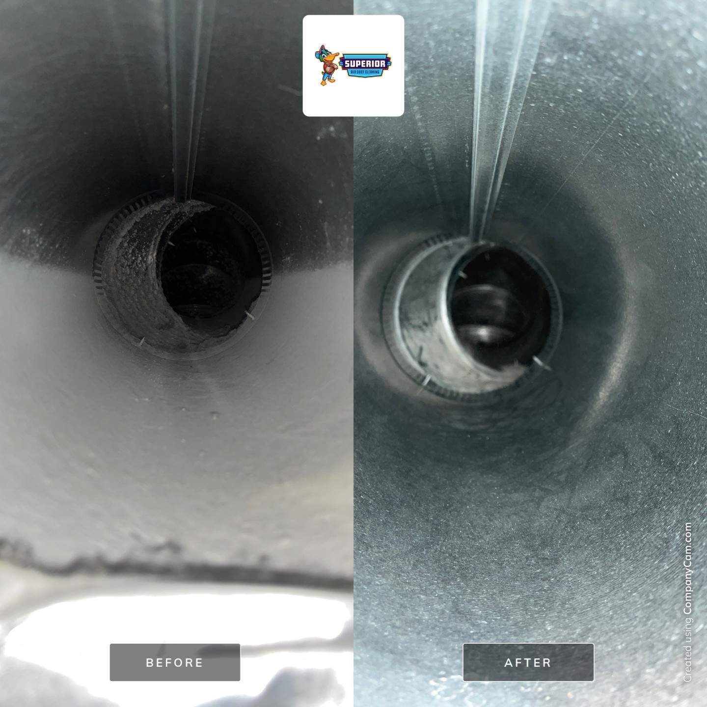 Air Duct Cleaning With a Vacuum Truck in Canfield, OH by Superior Air Duct Cleaning