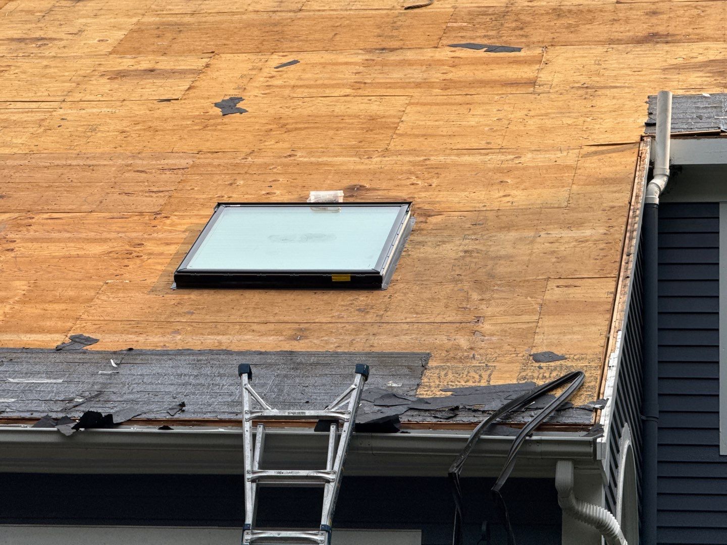 Solar-Ready Roof Replacement with GAF Pewter Gray Shingles & VELUX Skylights by Sensible Home Solutions