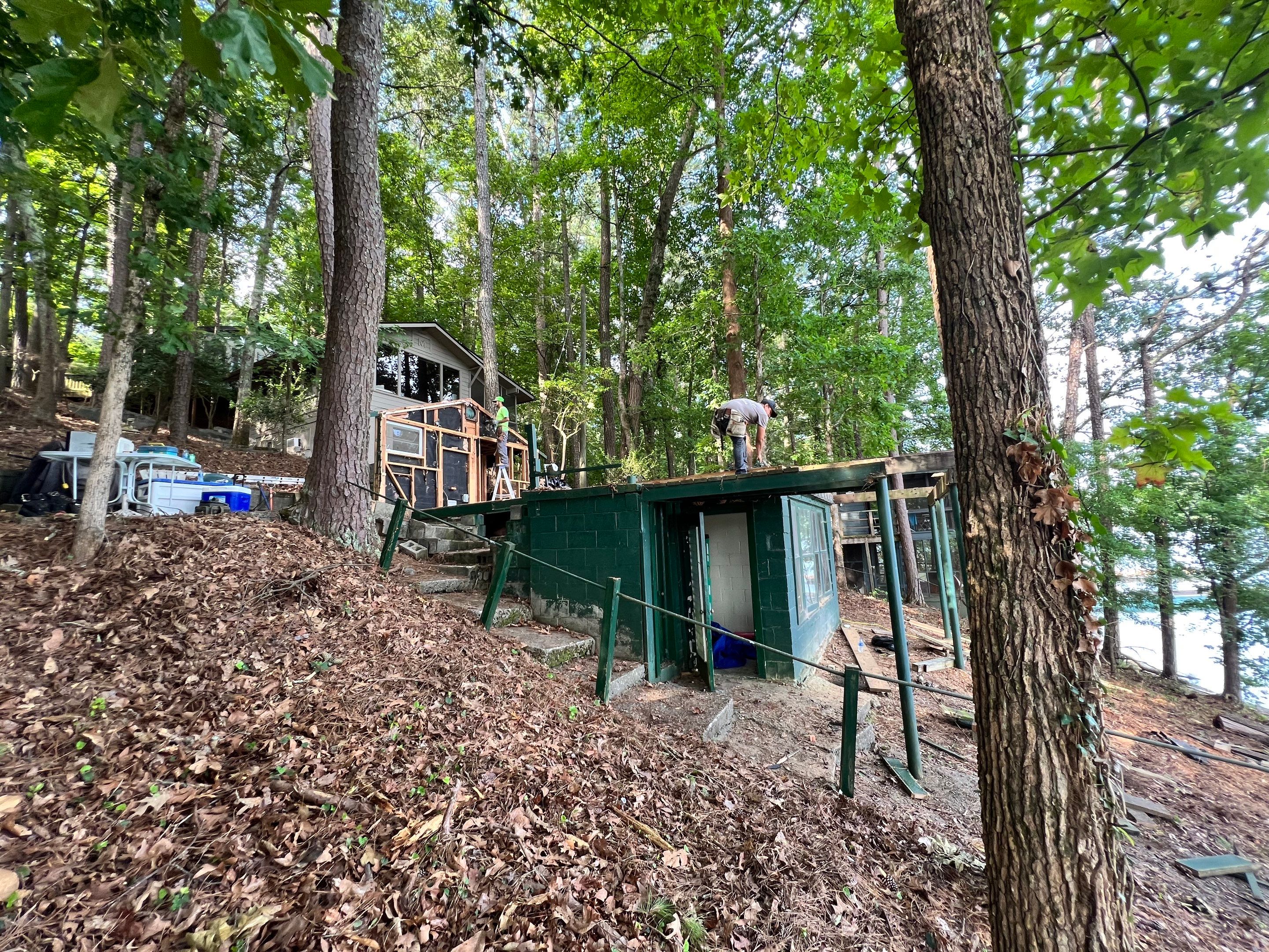 Lakefront Room Addition and Custom Deck Build in Acworth by Swift Home Renovations 