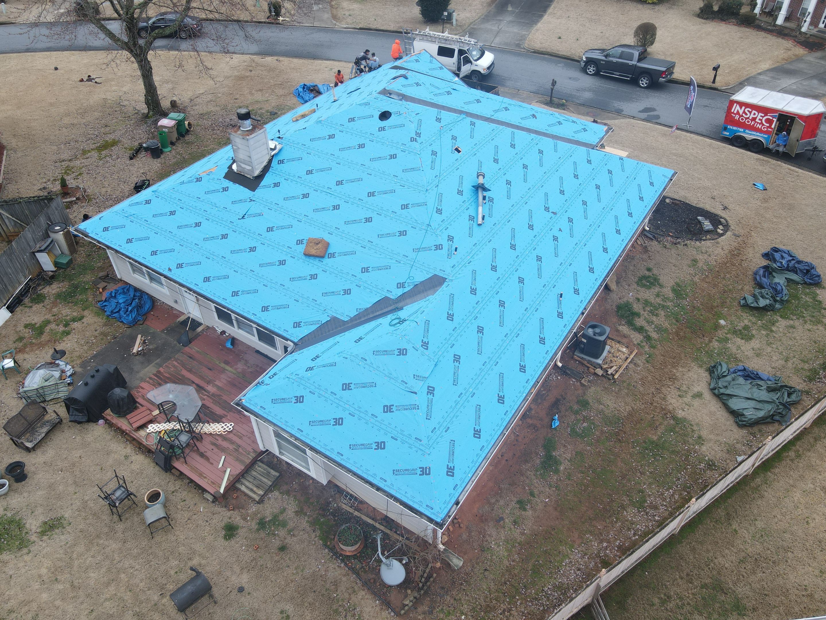 Residential Roofing Installation using Owens Corning by Inspector Roofing and Restoration
