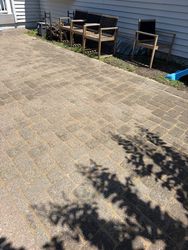 Paver Re-Leveling in Madison, NJ — Gallo Bros job photo