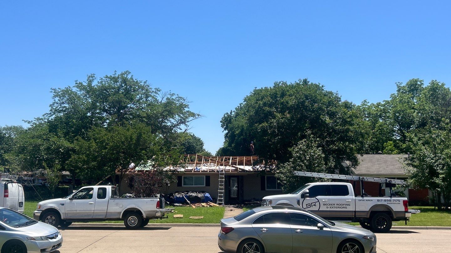 Residential Roofing Installation using IKO Dynasty Class 3 Shingles by Becker Roofing and Exteriors