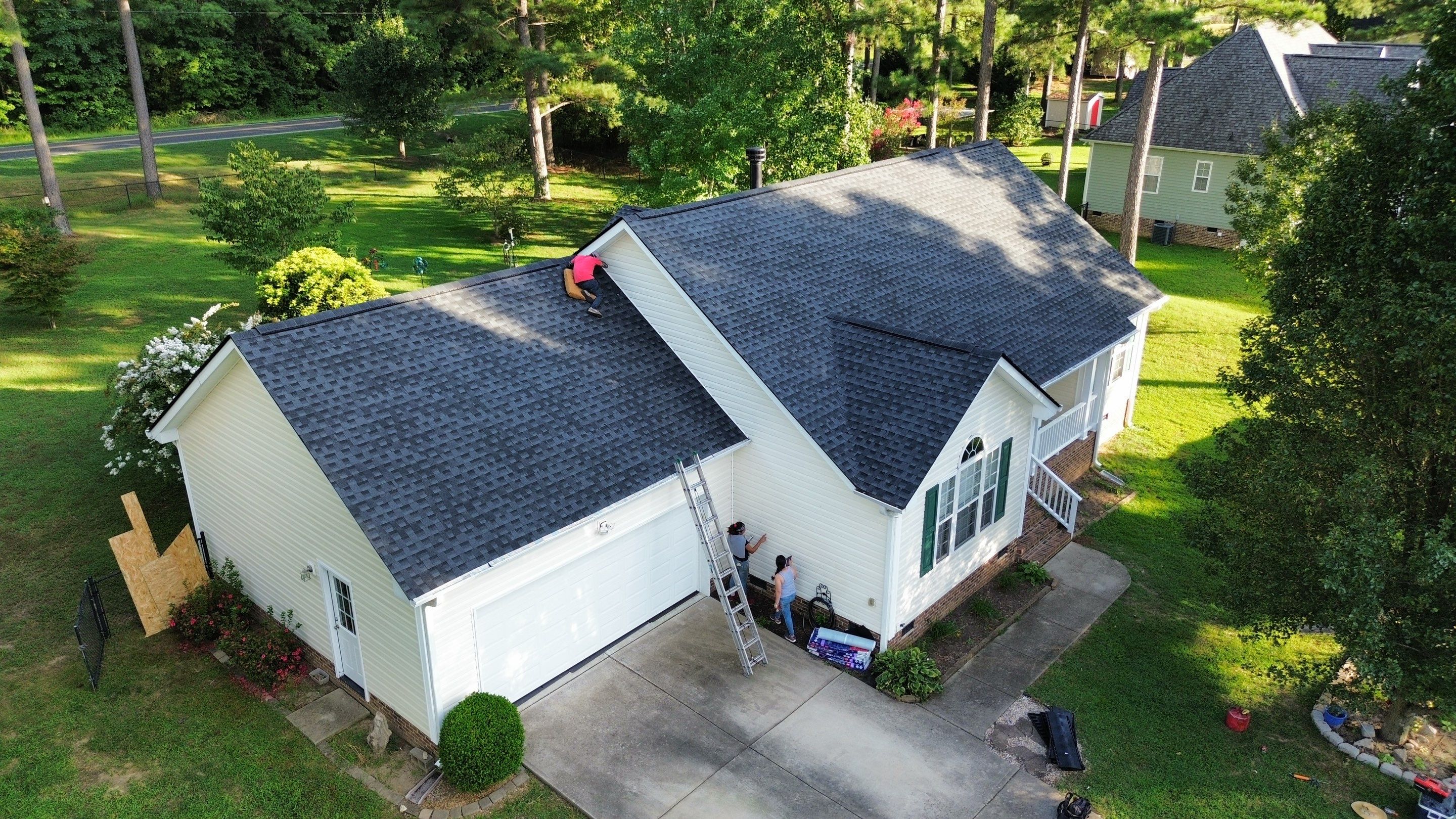 GAF HDZ Charcoal by Skybird Roofing