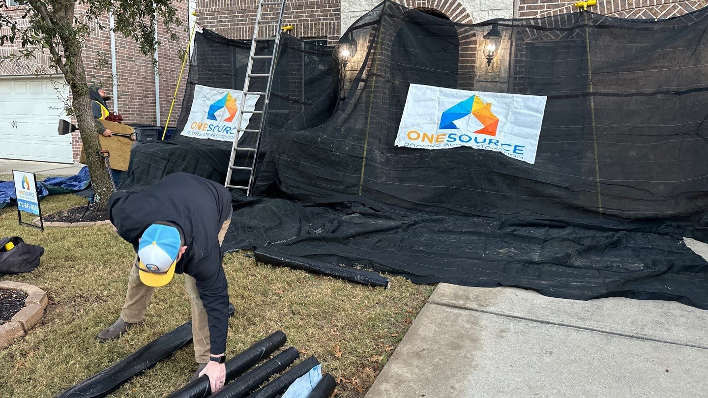Residential Roofing Installation using CertainTeed Landmark Weathered Wood by OneSource Roofing and Restoration