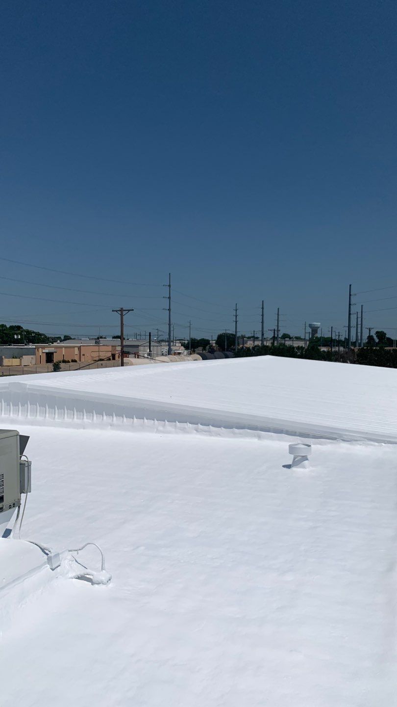Foam & Metal Roof Restoration – Thermo Sensors (Garland, TX) by All Star Roofing LLC