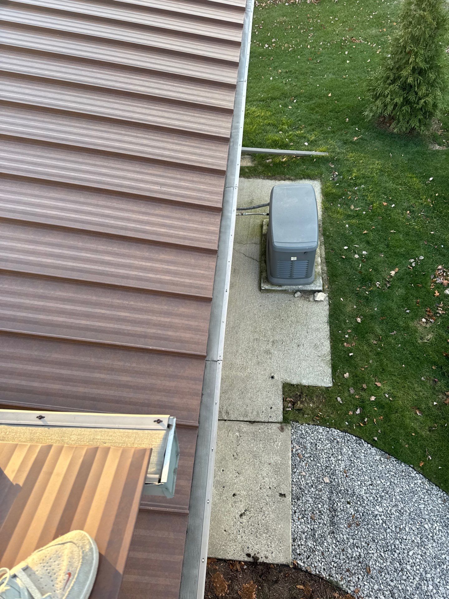 Roof Replacement using MS Standing Seam Roof Western Rust by 180 Contractors