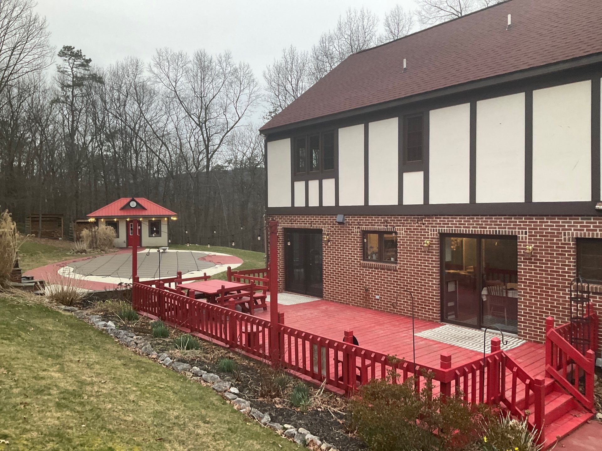 Shingle Roof-patriot red by Esh Builders