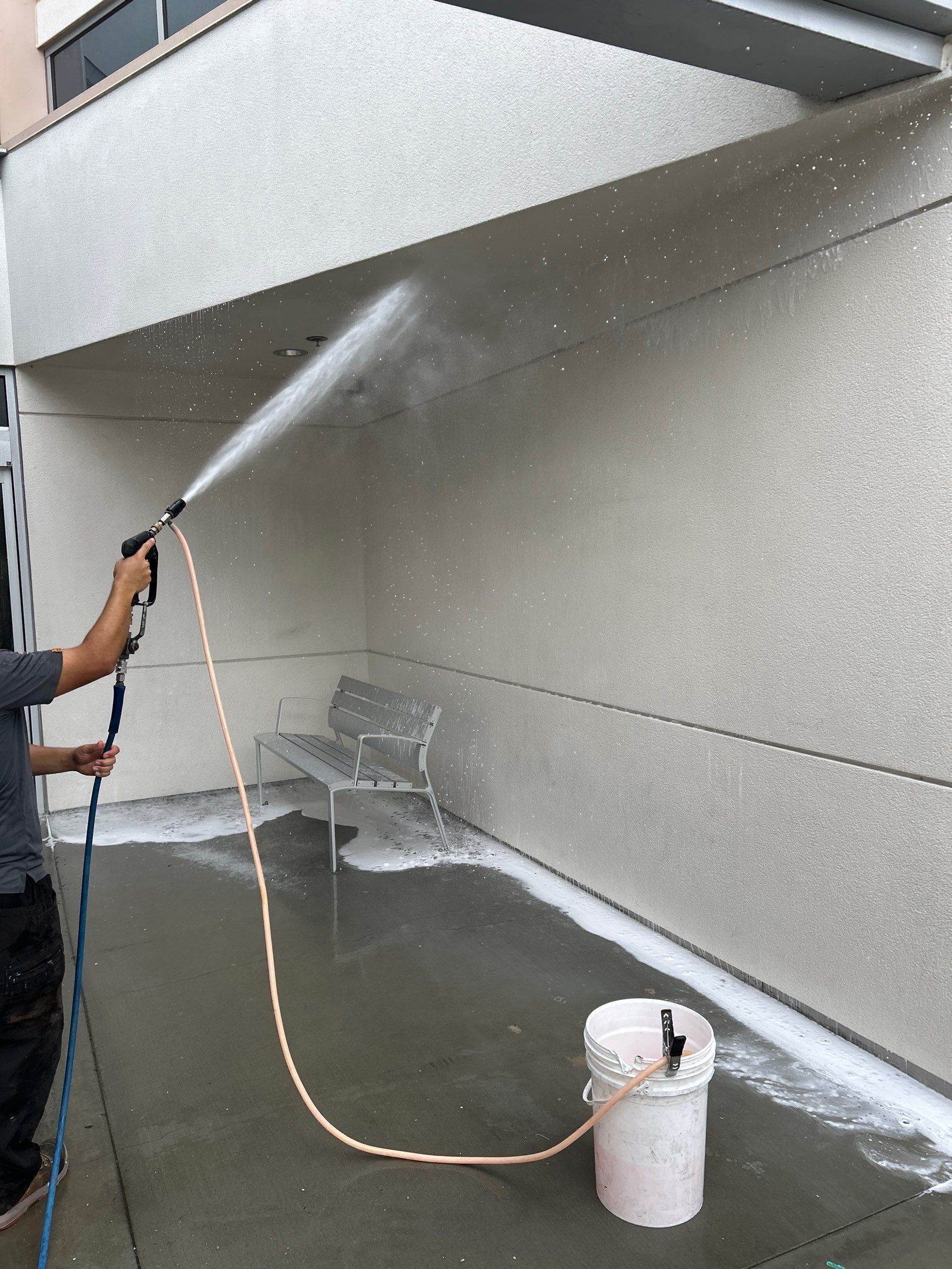 Commercial Building & Windows Cleaning In Whittier, CA by La Power Washing Inc