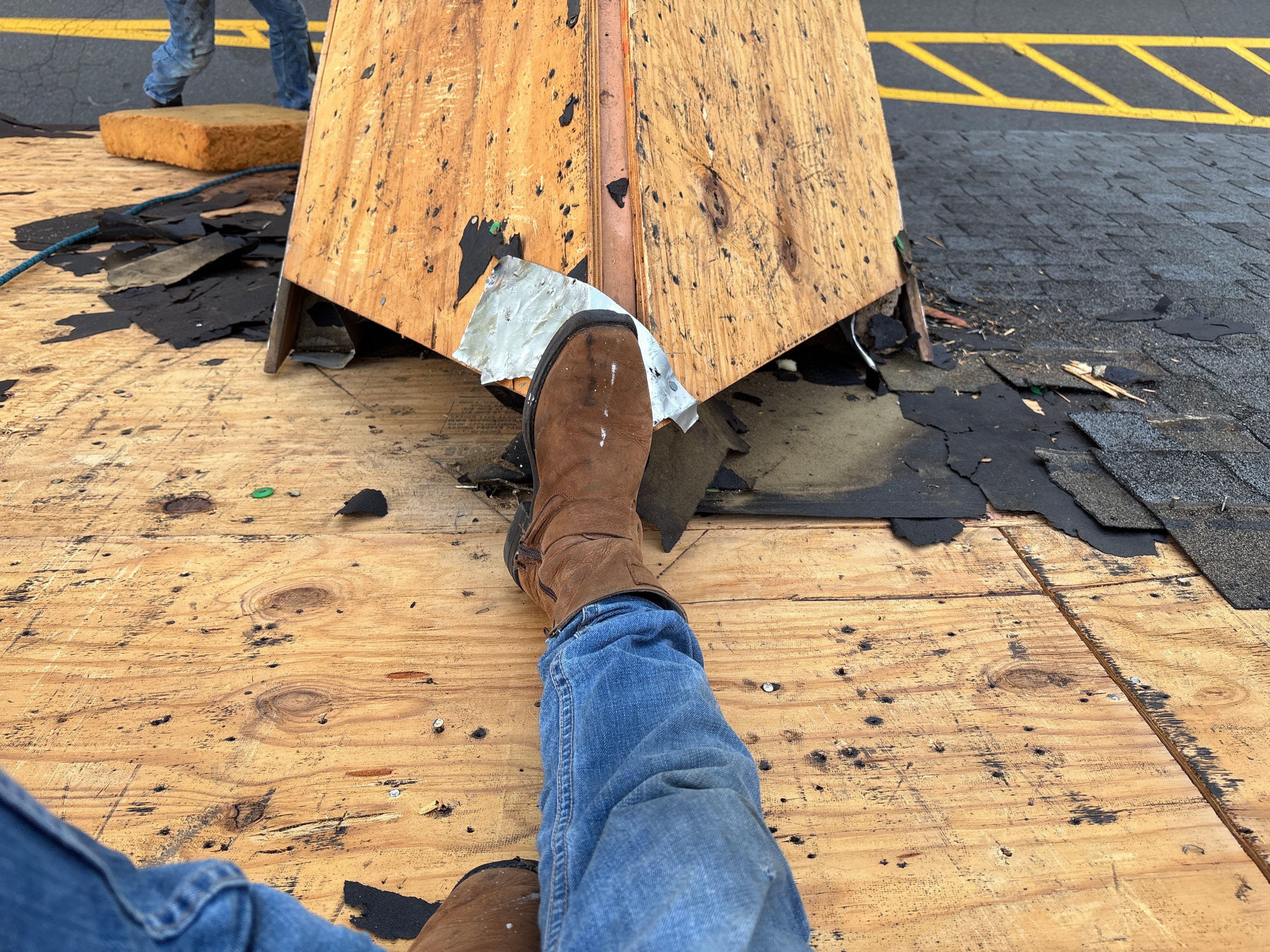 Roof repair by Deerfield Roofing LLC