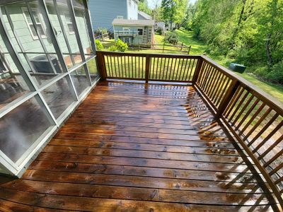 Weathered Deck using Wood Sealant