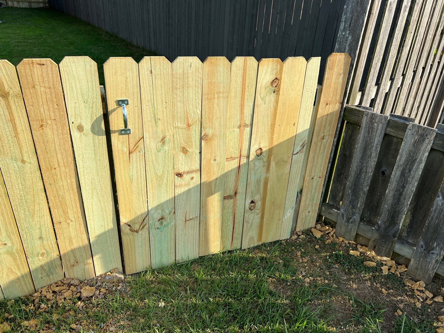 Lake View - Fence by Pillar and Pine