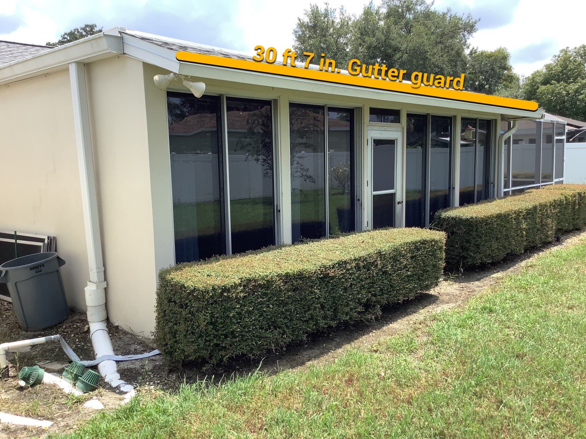 Full Gutter System Installation in Sarasota FL by Gutter Professors