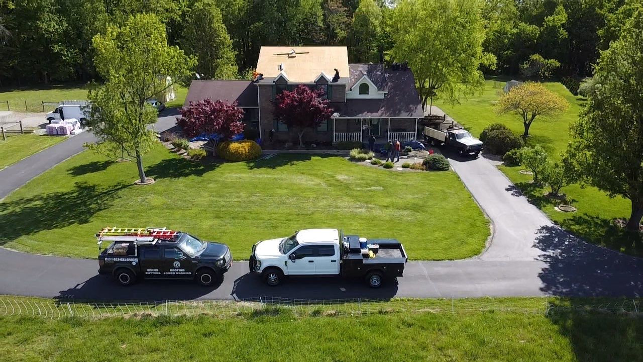 Residential Roofing Installation using Ownes Corning Brownwood Duration by Storm Contracting