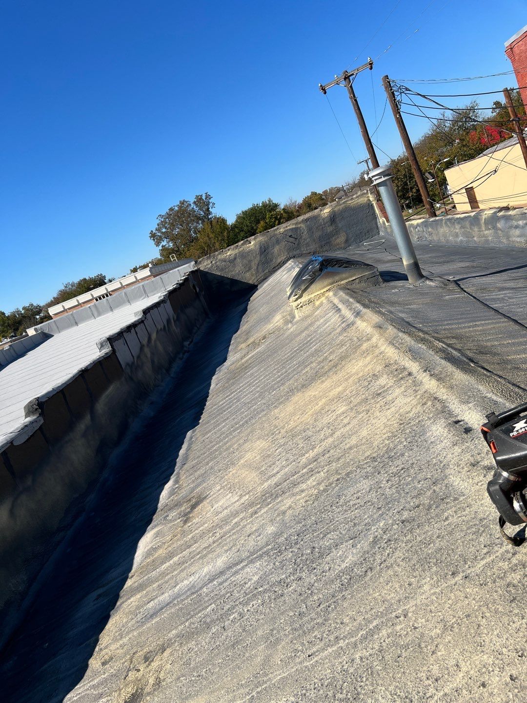 Spray Foam Metal Roof Restoration – Commerce, TX by All Star Roofing LLC