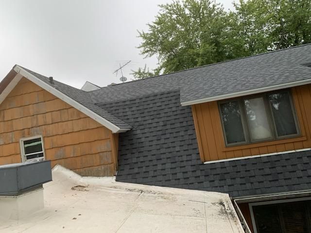 Restaurant Roof Replacement with Atlas Castlebrook Shingles in Pewter Grey by Gellings Roofing & Siding