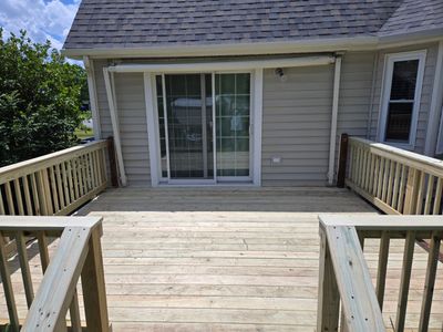 Pressure-Treated Wood Deck Resurface and Railing Upgrade in Havelock