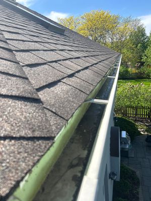 Turtle Shell gutter protection installation in Naperville, IL 60565, photograph 20