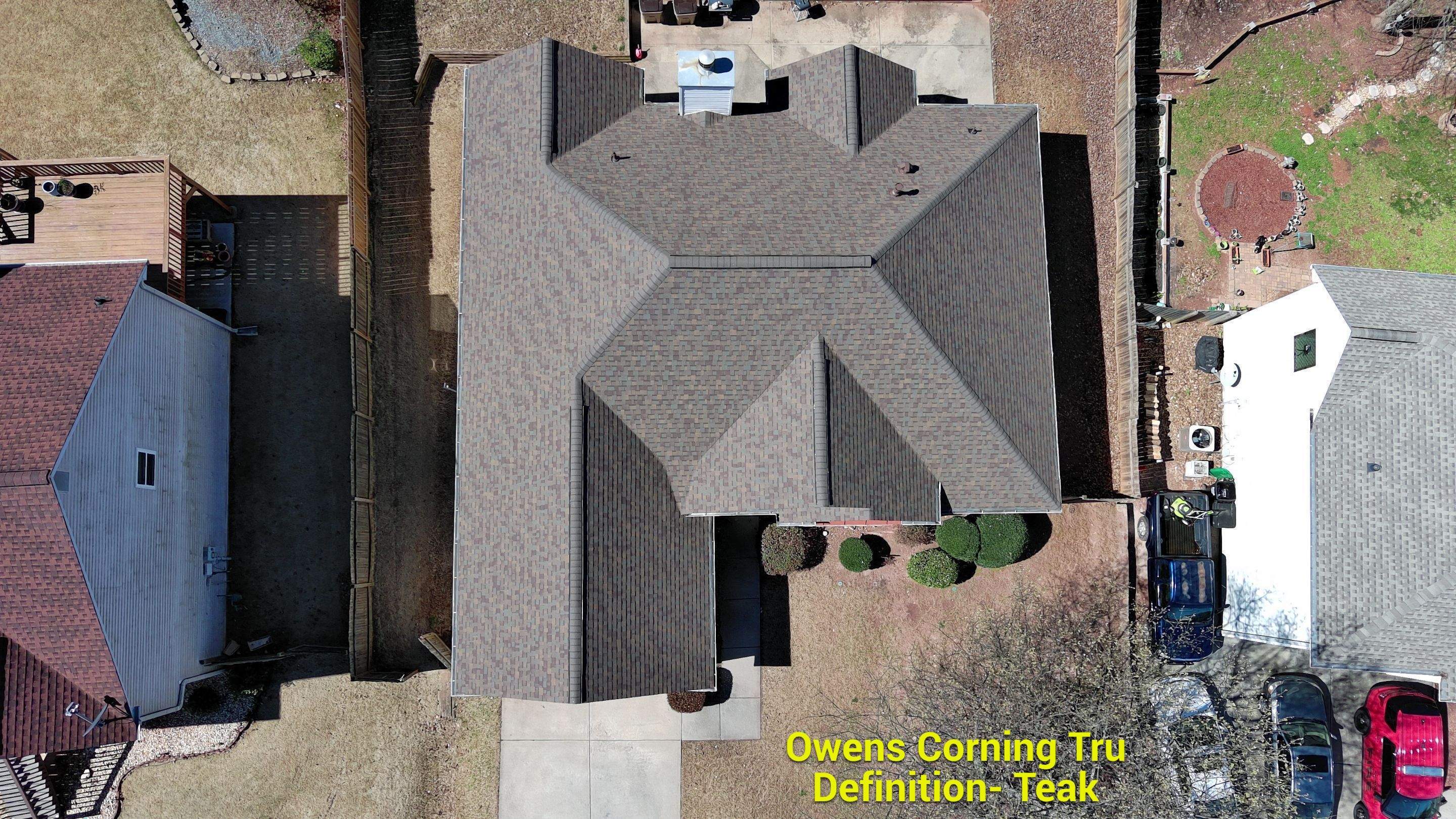New roof installation and shingle colors by Rhino Restoration