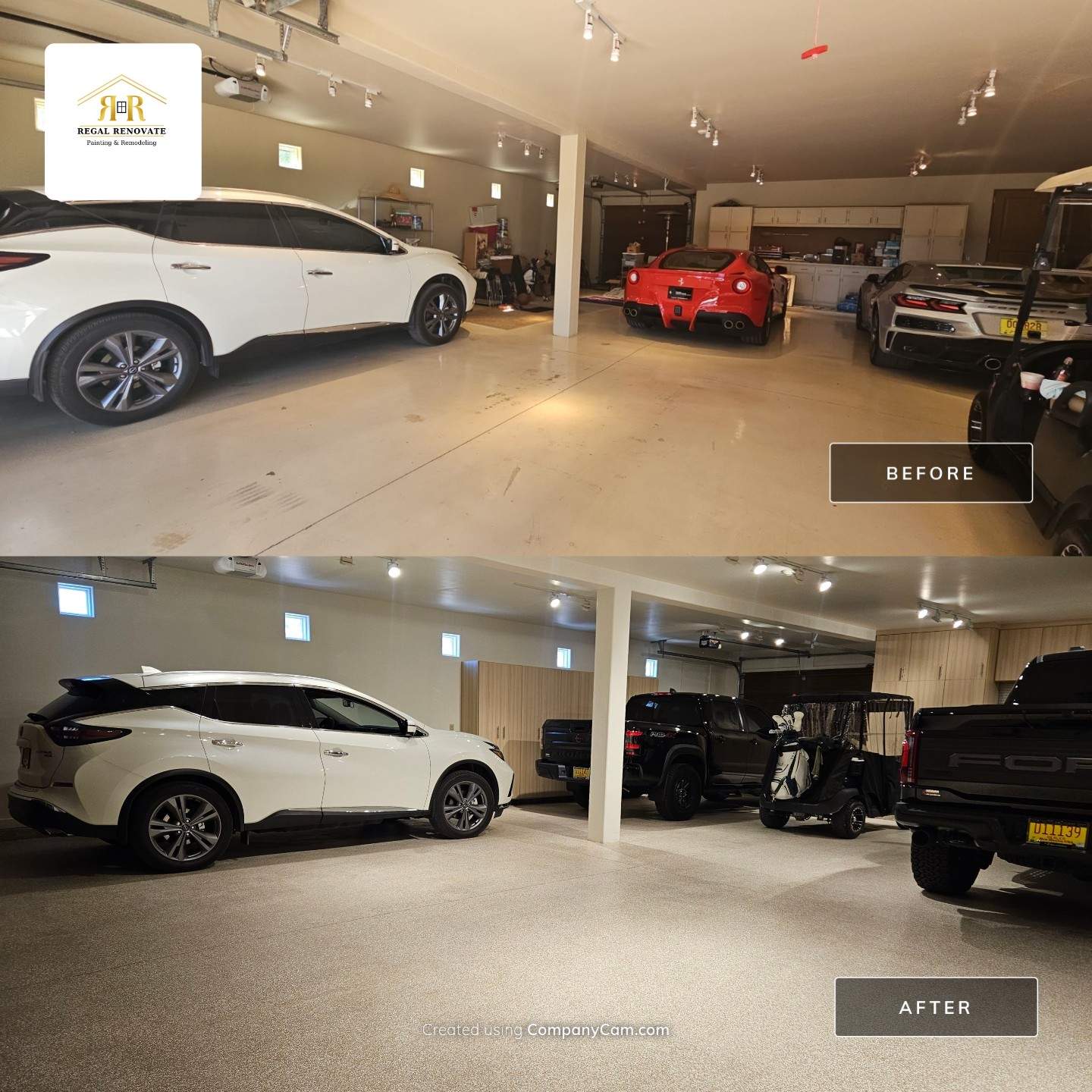 Garage Floor Coating and Painting by Regal Renovate