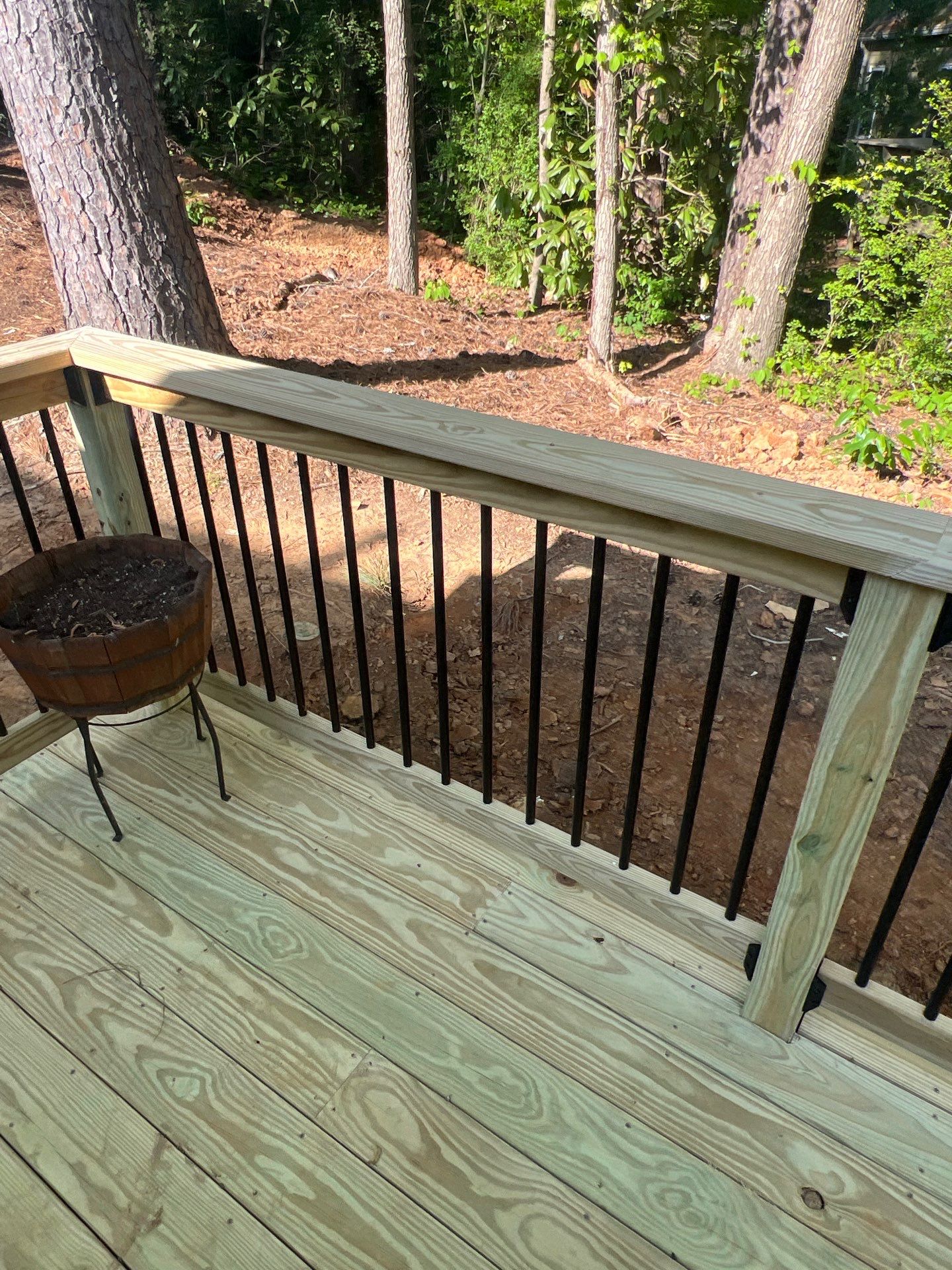Wood Deck Build in Alpharetta, GA by Nelson Exteriors 