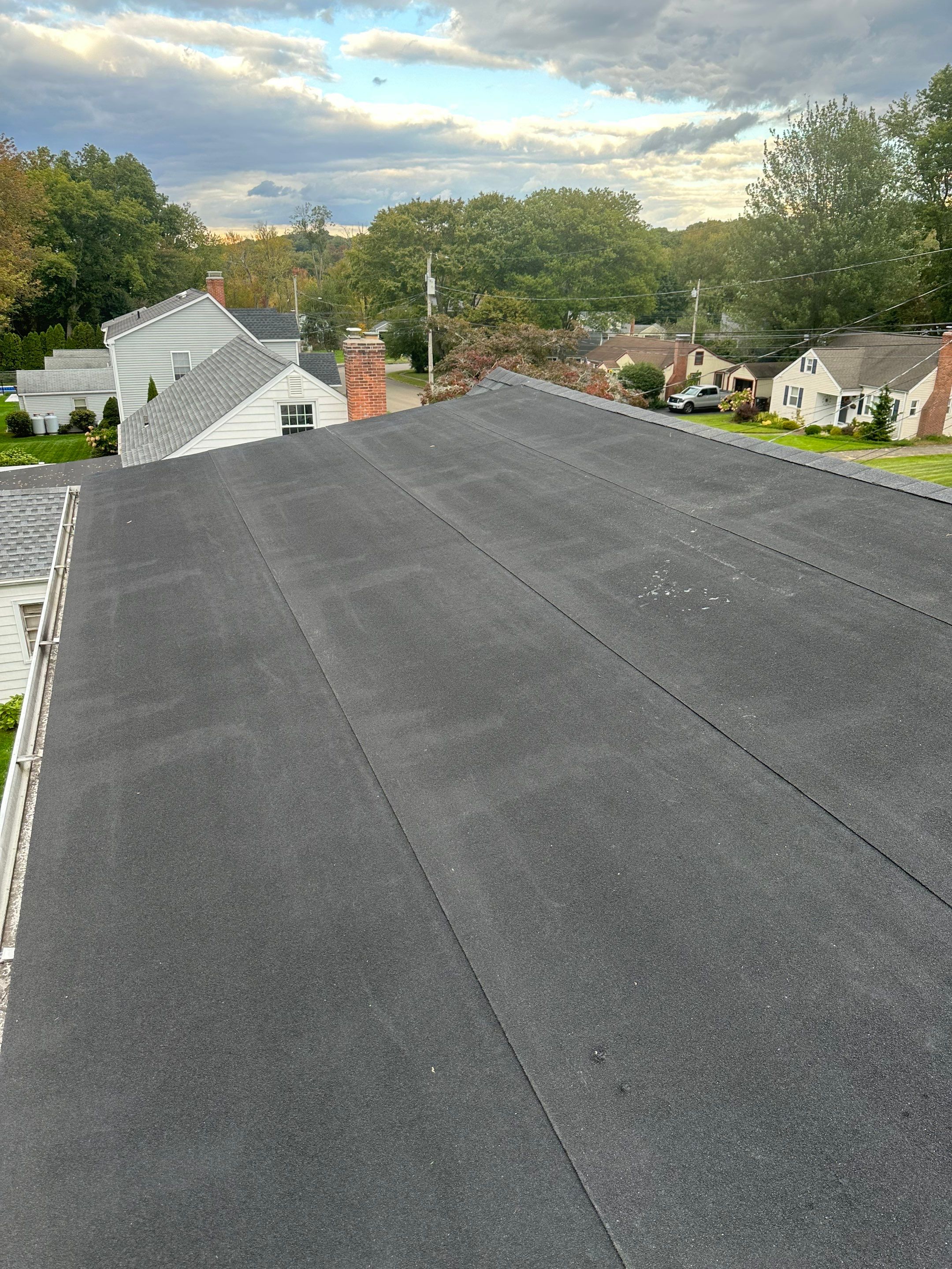 Residential Roofing Installation using Owens Corning TruDefinition Duration AR - Onyx Black & New Siding Install using Certainteed Sterling gray by A Plus Exterior
