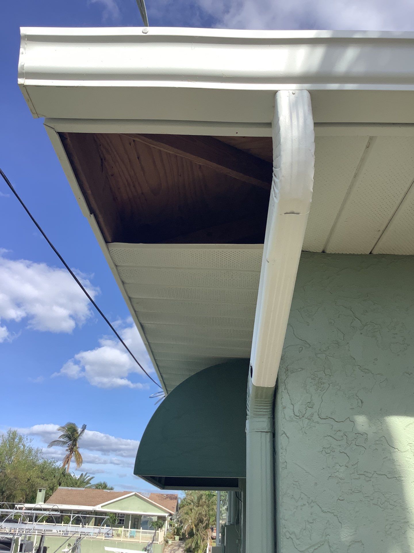 Soffit Repair Project in Bradenton FL by Gutter Professors