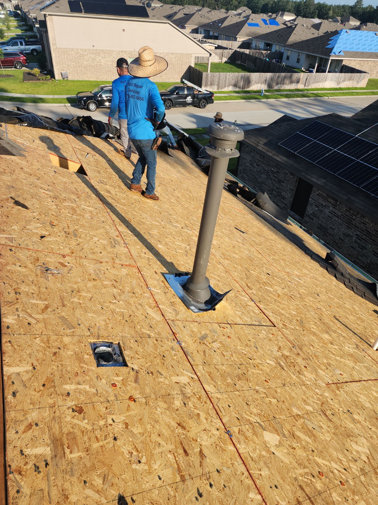Residential Roofing Installation using Owen's Corning Duration (Lifetime) Shingles by Roof Repair Company