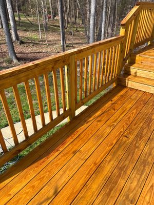 Deck using Wood Sealant