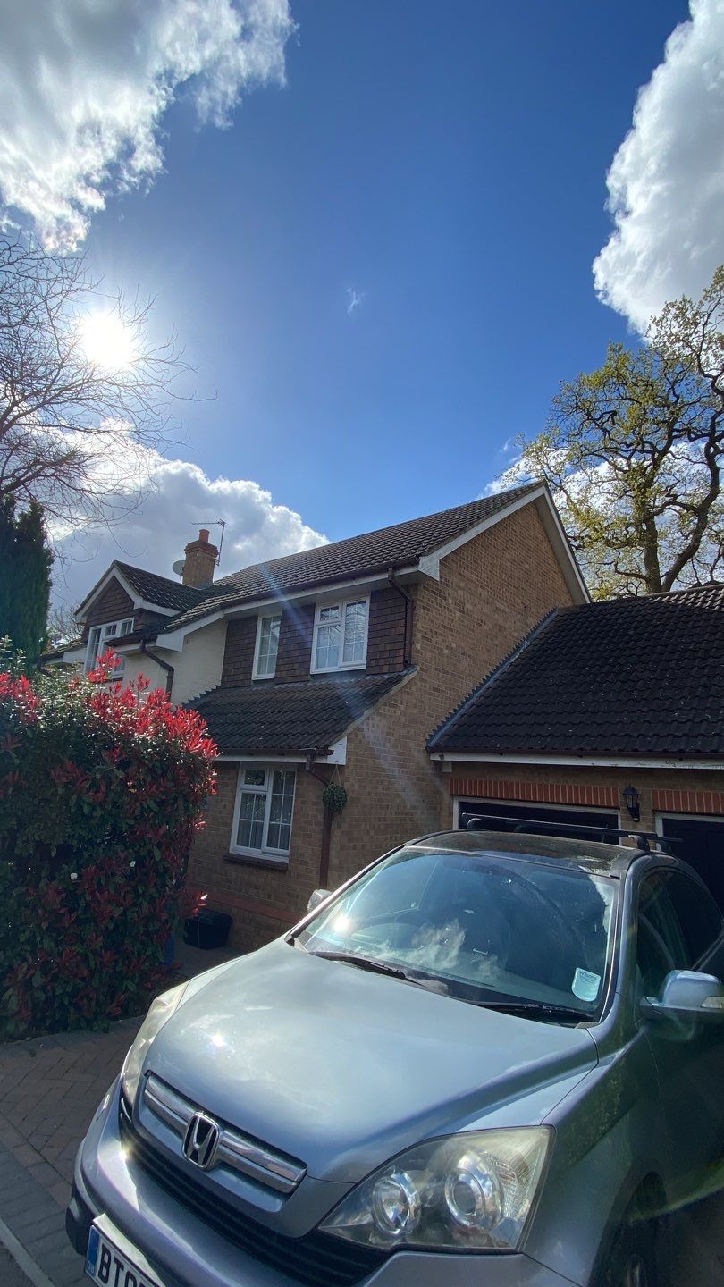 Roof - Driveway - Patio using Honda 15lpm Low Pressure Washing Machine by Ges Exterior Cleaning ltd