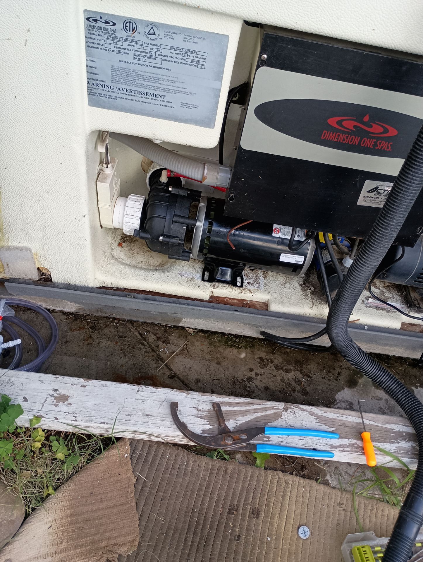 Replaced Pump & Panel by Action Spa Repair LLC