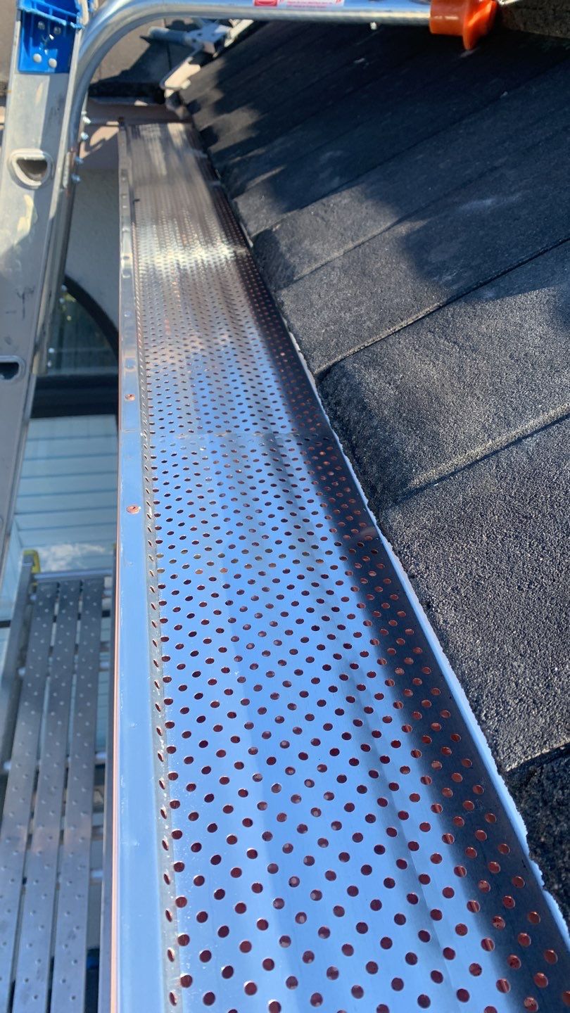 Seamless Gutter Installation Using Copper K- Style Gutters by Gutter Professors