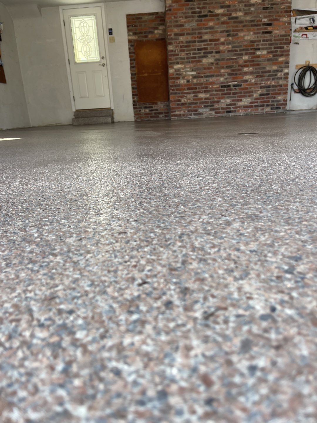 Large Patio + Garage Project in Pittsburgh by Floors in a Day, Inc