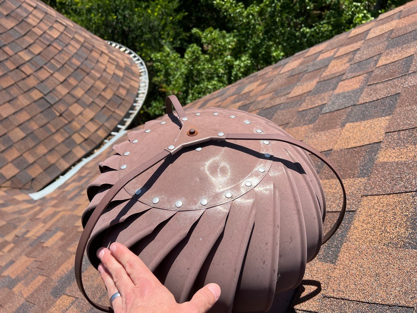 Residential Roofing Installation using Certainteed Landmark with custom Copper Turret by Becker Roofing and Exteriors