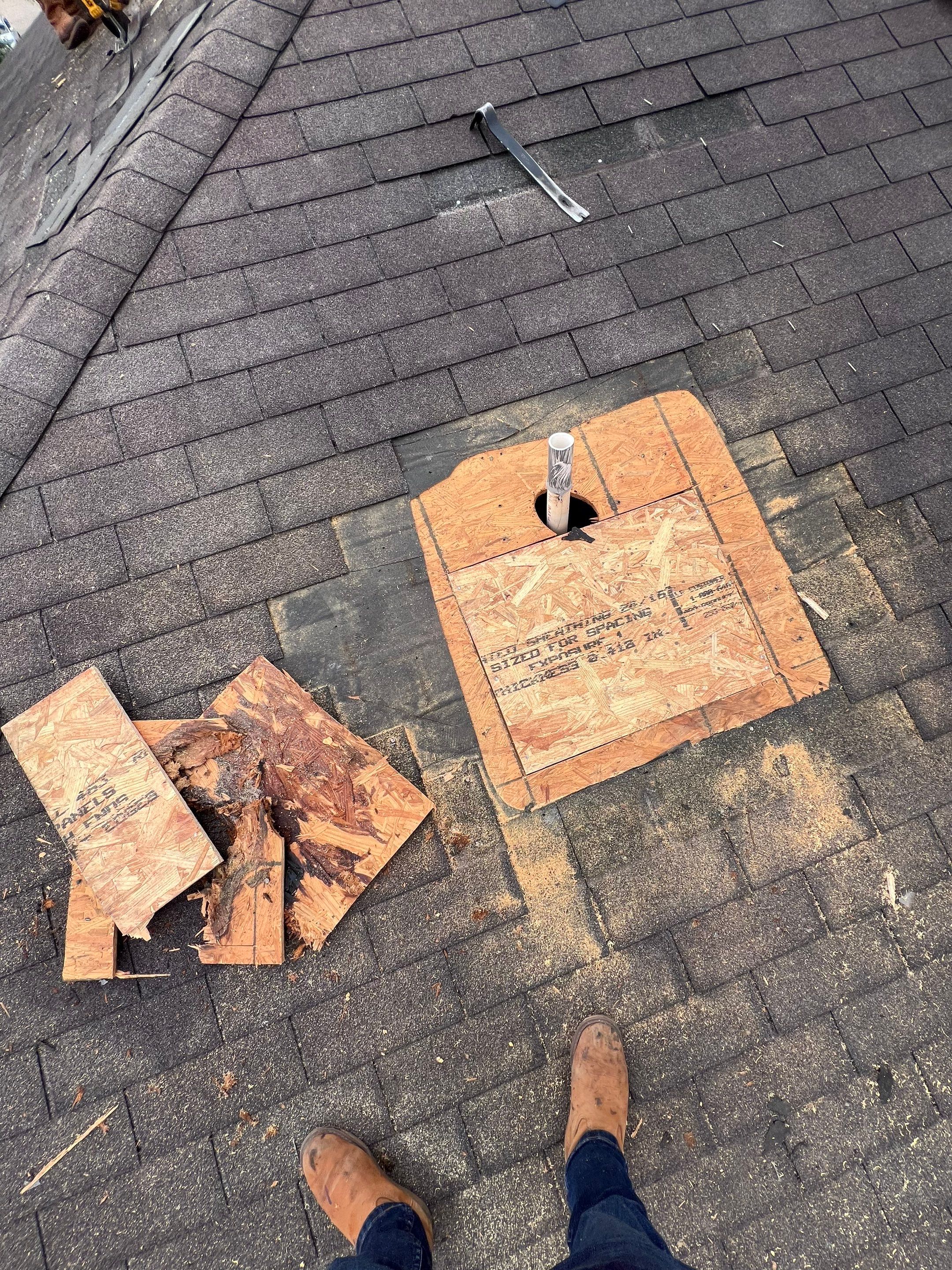 Residential Roofing Repair using Owen's Corning Duration (Lifetime) Shingles by Roof Repair Company