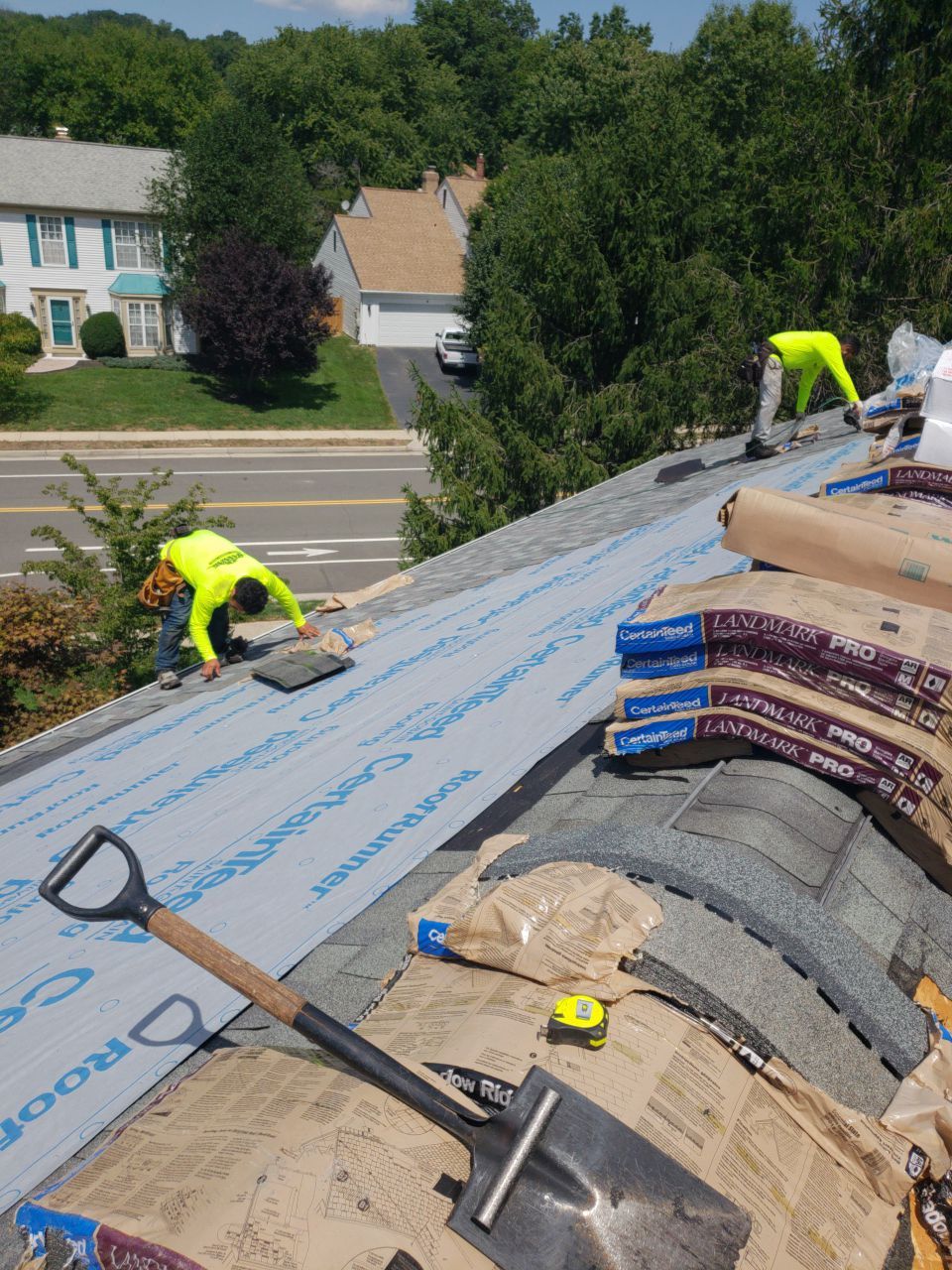 Alexandria: CertainTeed Landmark Pro Designer Shingles in Max Def Colonial Slate by RM Banning, Inc.