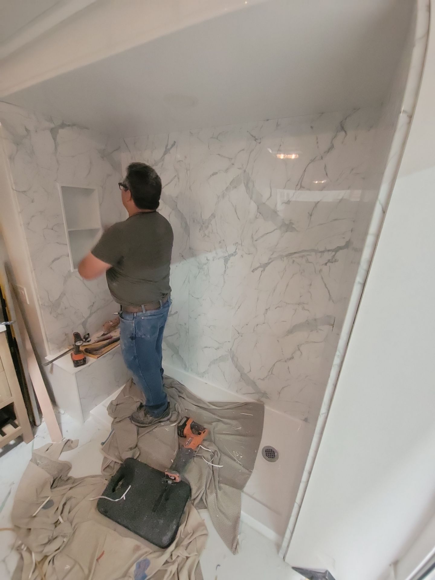 Custom Mobile Shower Showroom Trailer Build-Out in Concord by Better Bath