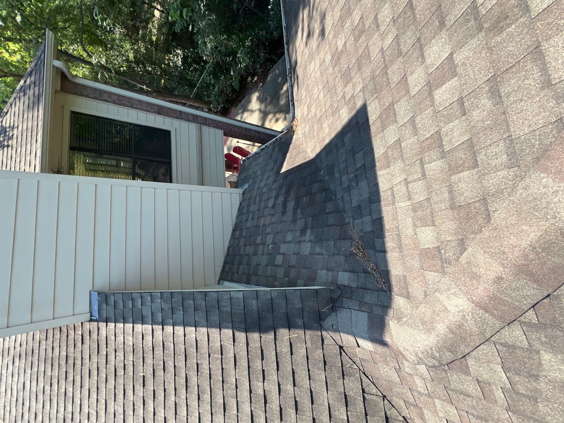 Hail Damage using Metal by Roof Repair Company