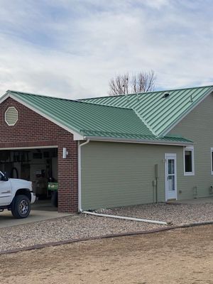 Staning Seam Metal using 1.75" Snap Lock Standing Seam Class 4 Impact Resistant