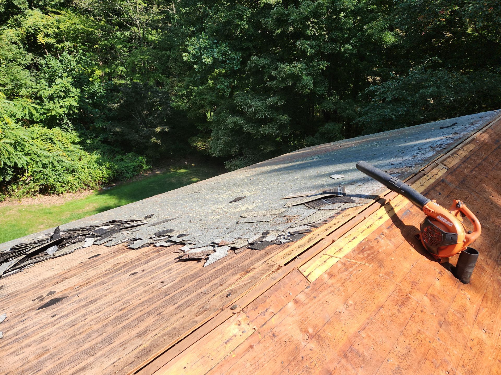 Residential Roofing Installation using Owens Corning TruDefinition Duration AR - Estate Gray by A Plus Exterior