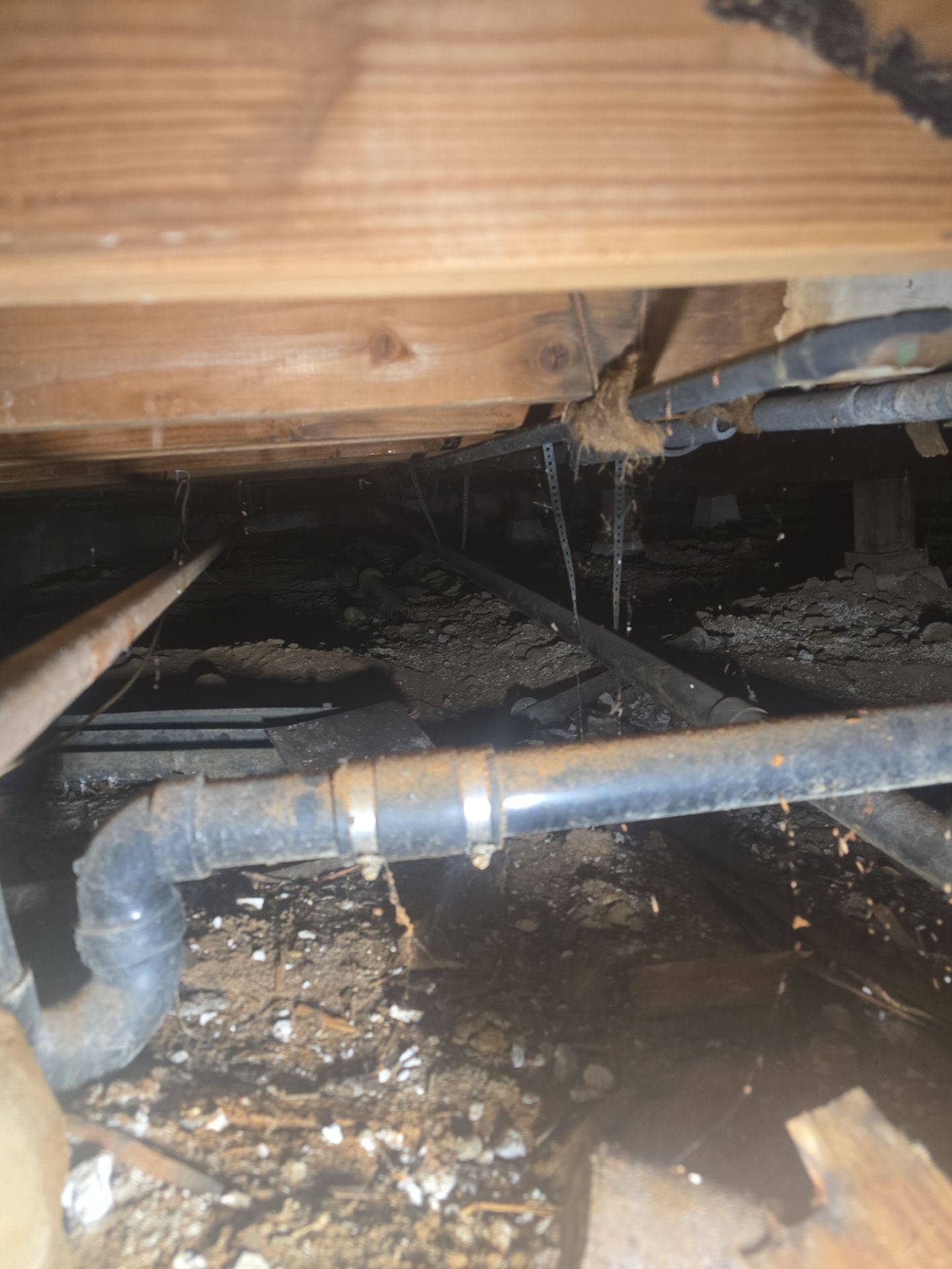 Installing New Piping and Checking Underneath Home by Us Plumbing