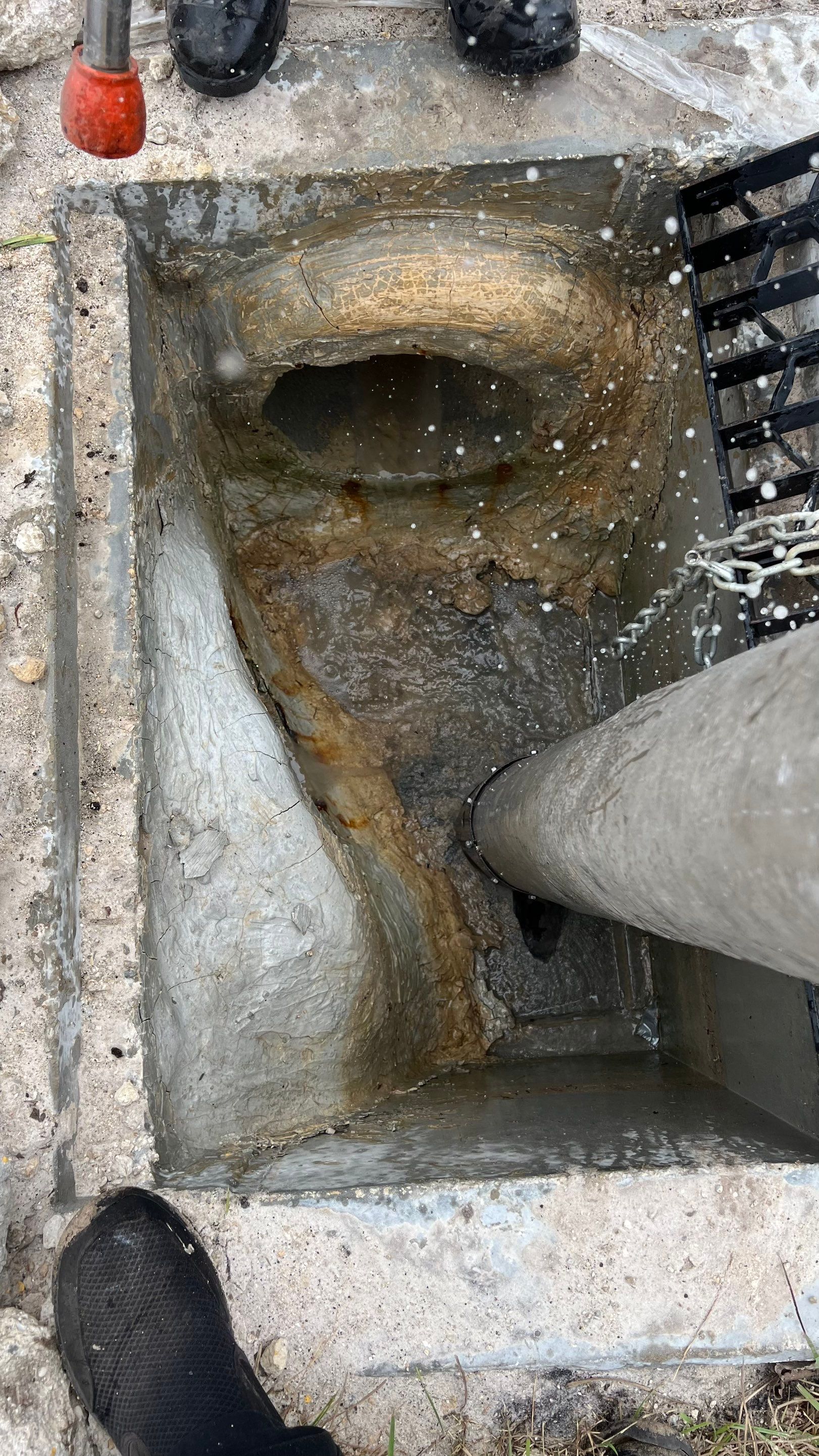 New Construction Storm Drain System Cleaning by APS Power & Water