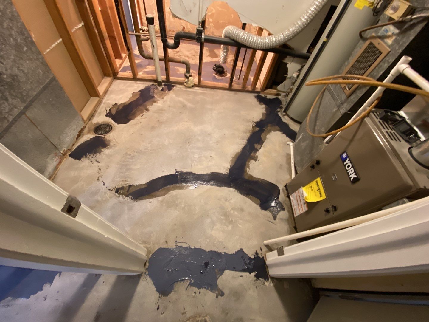 Basement using Silver Creek by Select Painting, Coatings & Garage Cabinets