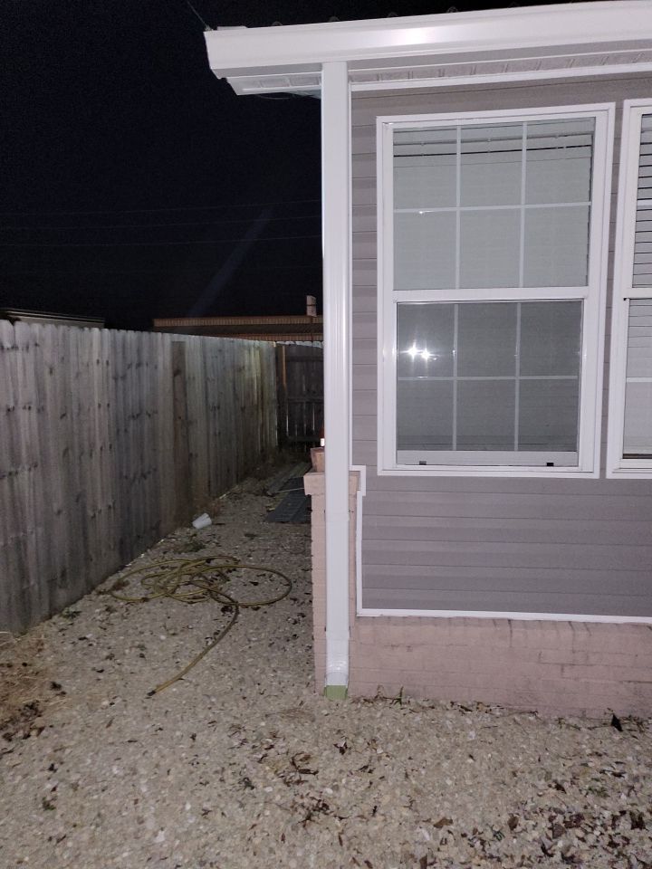 Gutter Installation using K-Style Seamless Gutters by Gutter Professors