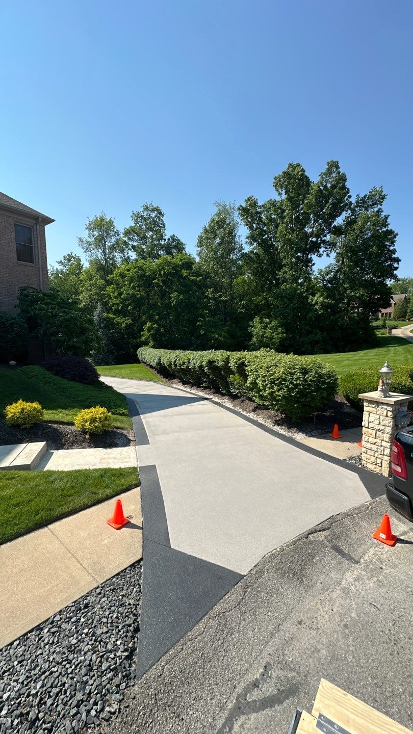 Driveway Walkway Patio Project in Canonsburg by Floors in a Day, Inc