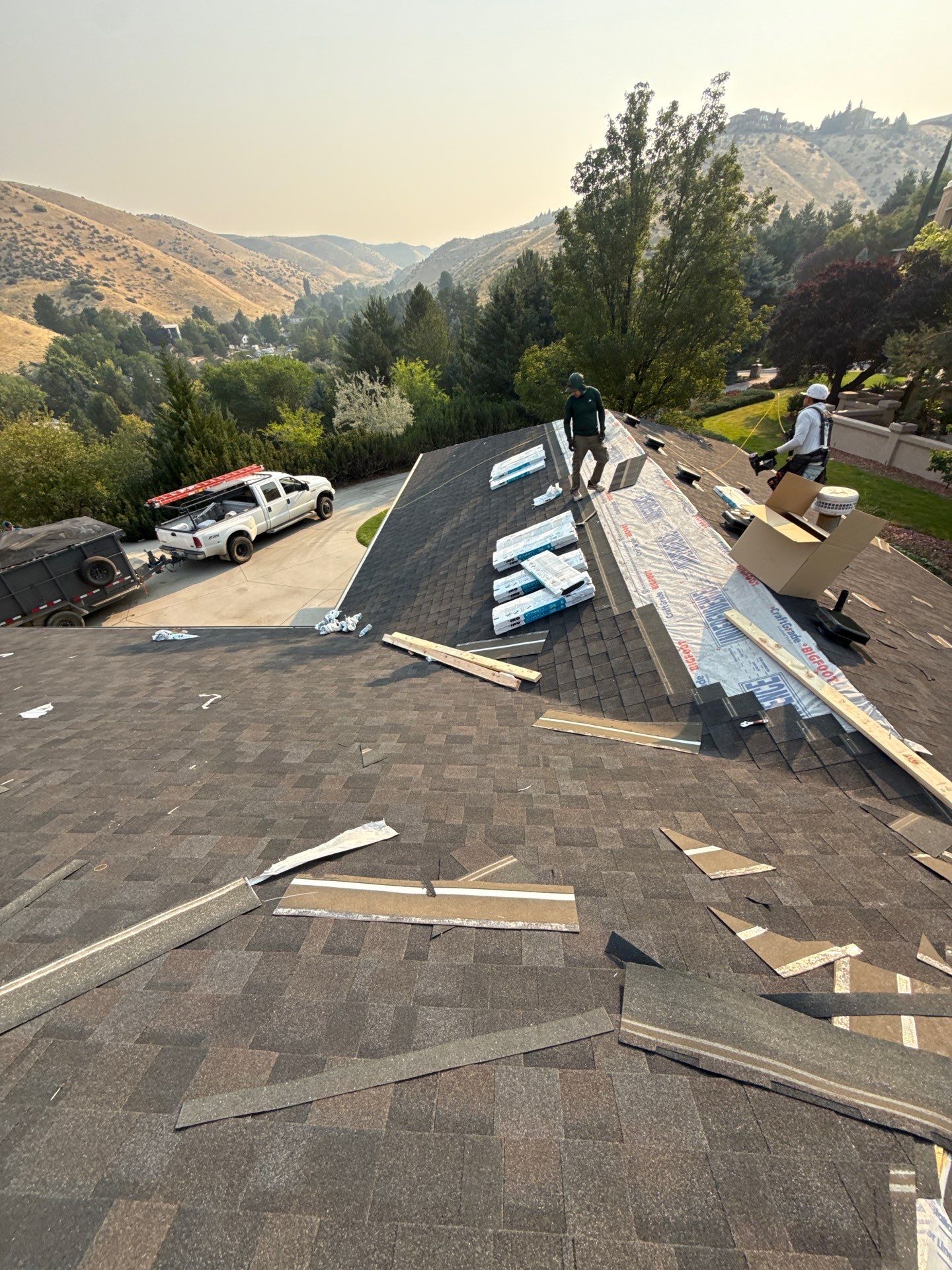 Cedar Shake to IKO Dynasty Shingle Roof Replacement in Boise by Olive Roofing