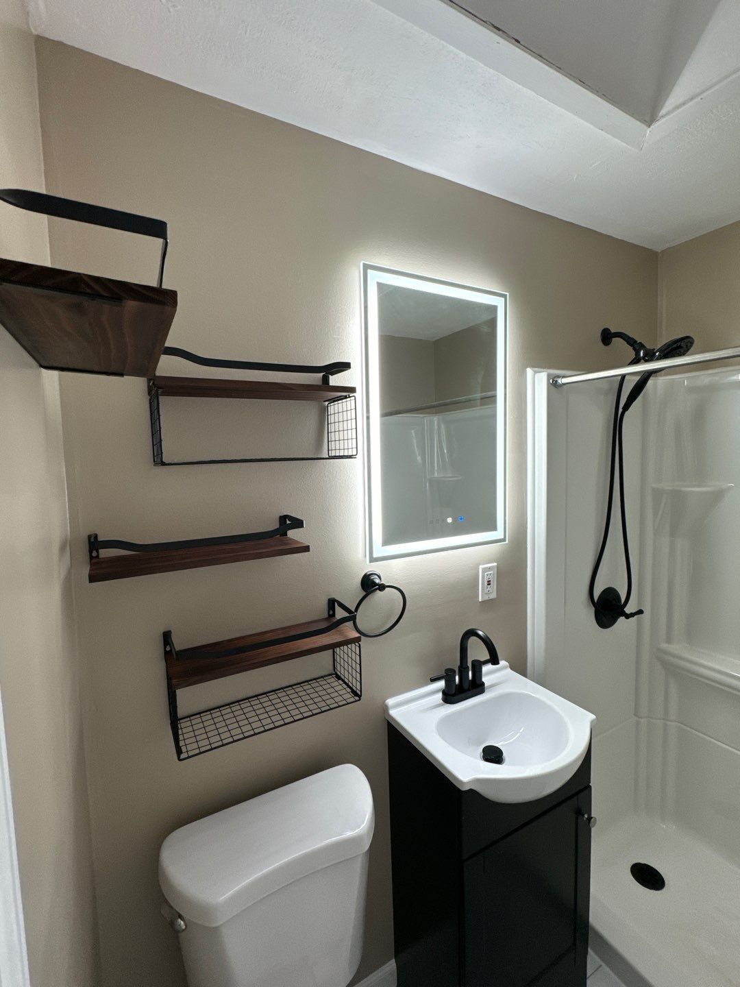 Basement Remodel using Shower Kit by A1 NERDY HOMES LLC