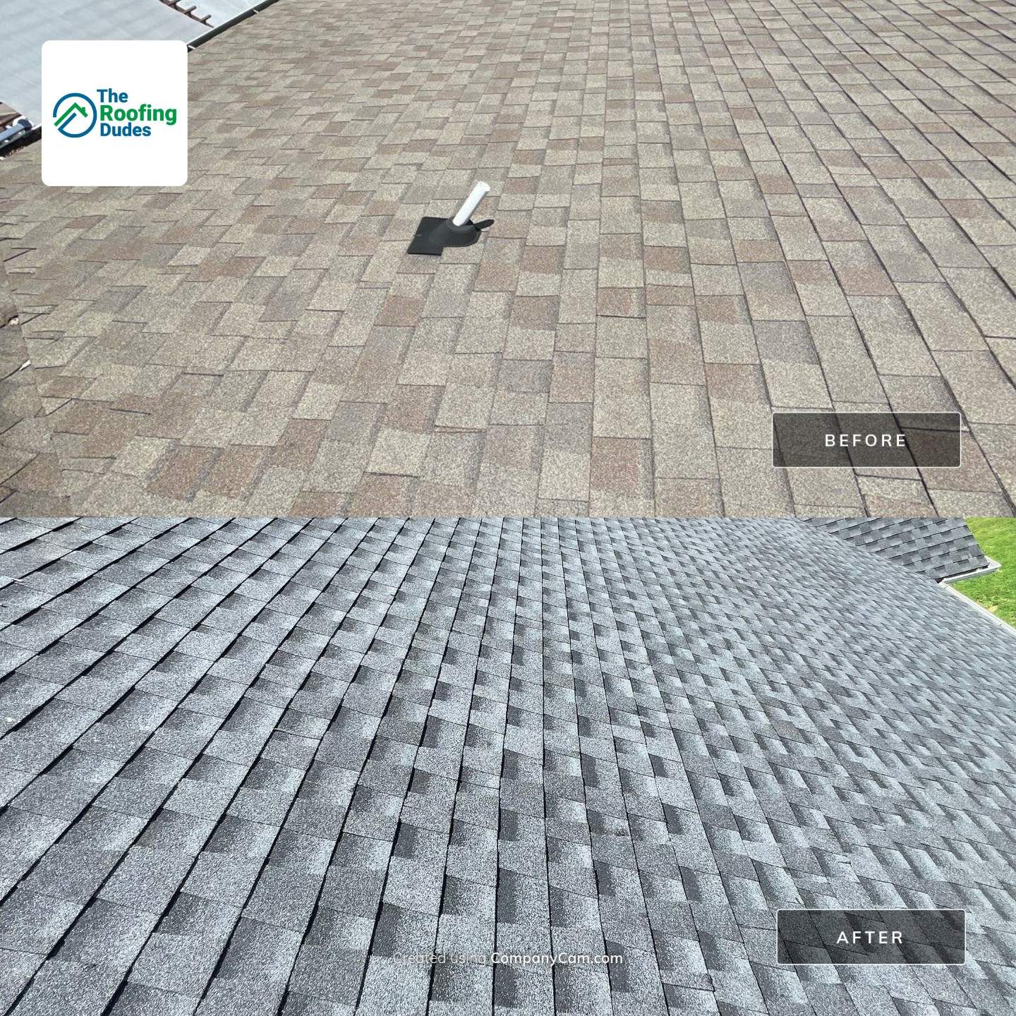 Residential Roofing Installation using Architectural Shingles by The Roofing Dudes